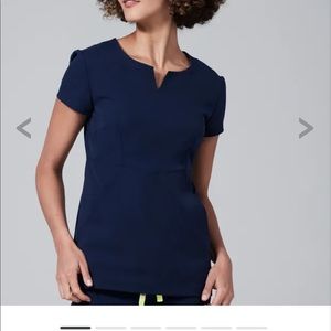 Navy XS Medelita scrub top